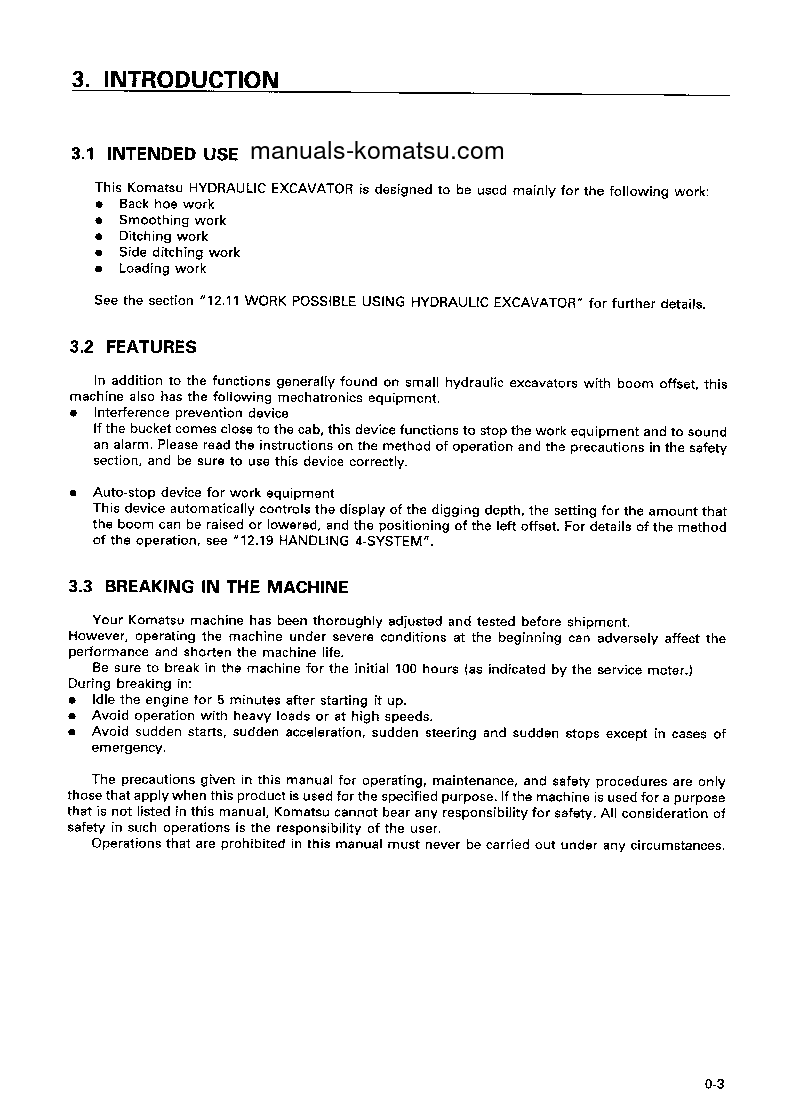 Protected: PC75UU-3(JPN) S/N 19001-UP Operation manual (English)