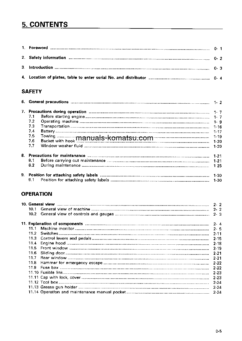Protected: PC75UU-3(JPN) S/N 19001-UP Operation manual (English)