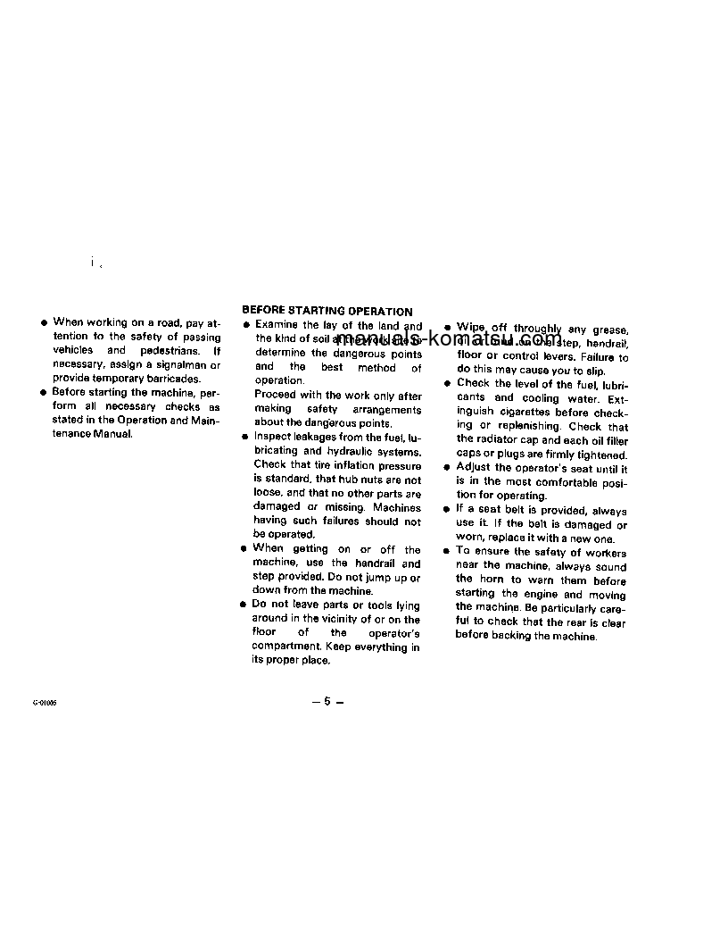 Protected: GD825A-1(JPN) S/N 10002-UP Operation manual (English)