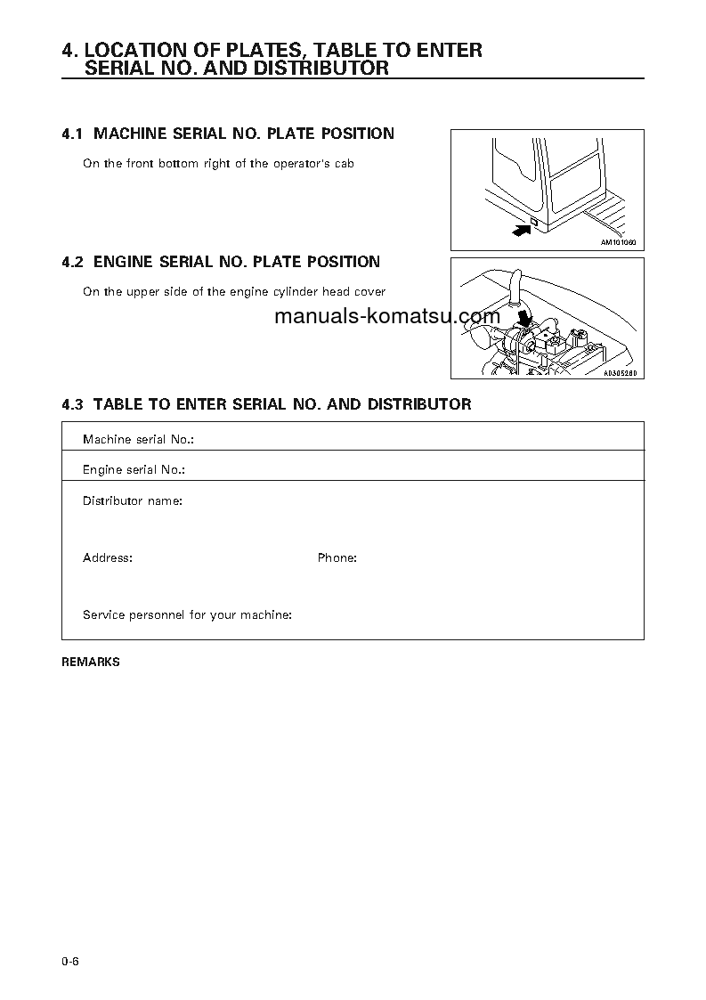 Protected: PC100L-6(JPN) S/N 15240-UP Operation manual (English)