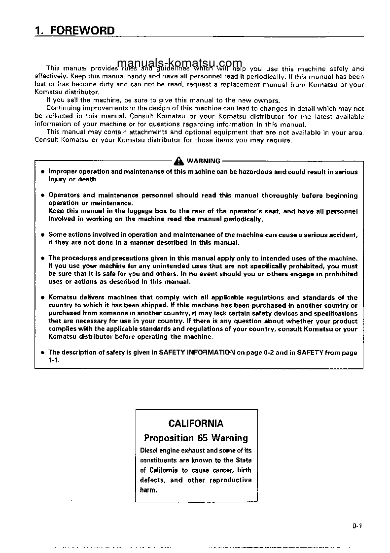 Protected: PC120-6(JPN)-EXCEL S/N 61626-UP Operation manual (English)