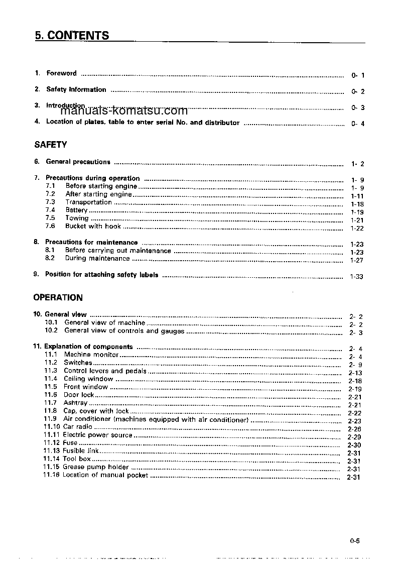 Protected: PC120-6(JPN)-EXCEL S/N 61626-UP Operation manual (English)