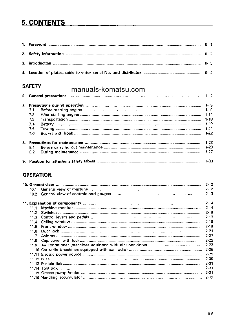 Protected: PC200LC-6(JPN)-EXCEL S/N 103534-UP Operation manual (English)