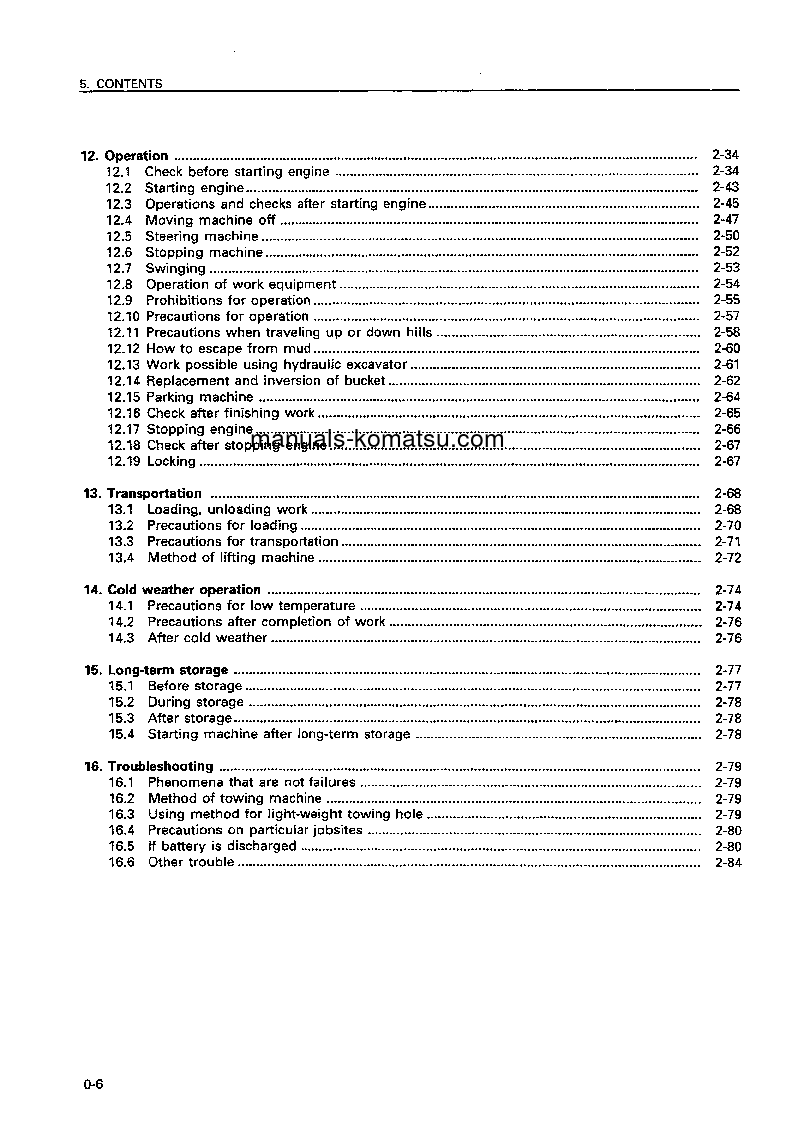 Protected: PC200LC-6(JPN)-EXCEL S/N 103534-UP Operation manual (English)
