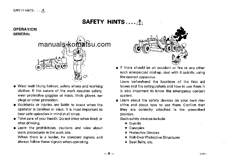 Protected: GD655A-3(JPN) S/N 64001-UP Operation manual (English)
