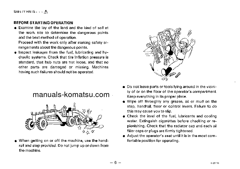 Protected: GD655A-3(JPN) S/N 64001-UP Operation manual (English)