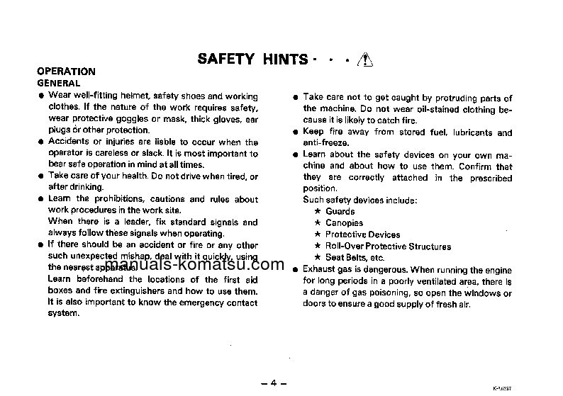 Protected: GD605A-3(JPN)-FOR USA S/N 57001-UP Operation manual (English)