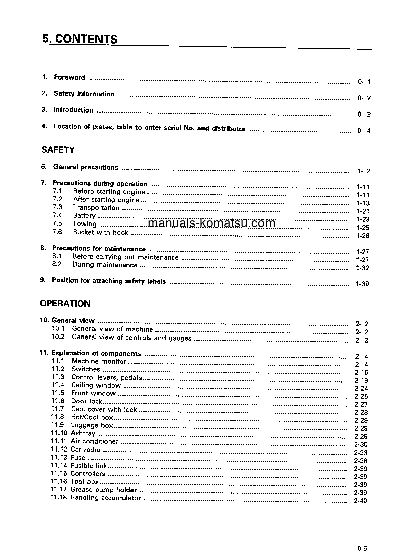 Protected: PC250LC-6(JPN) S/N 10021-UP Operation manual (English)