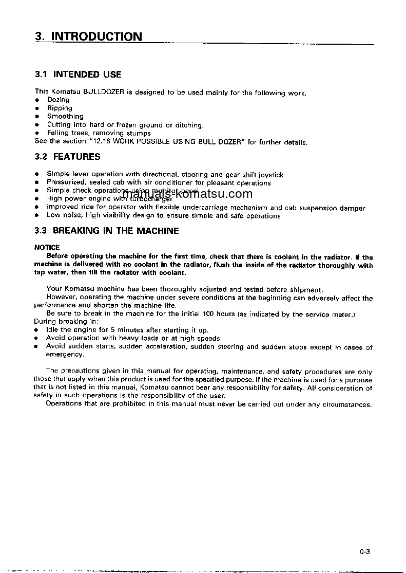 Protected: D155A-3(JPN) S/N 61048-UP Operation manual (English)