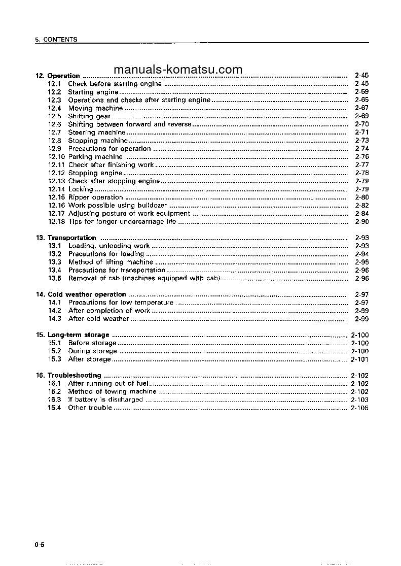 Protected: D155A-3(JPN) S/N 61048-UP Operation manual (English)