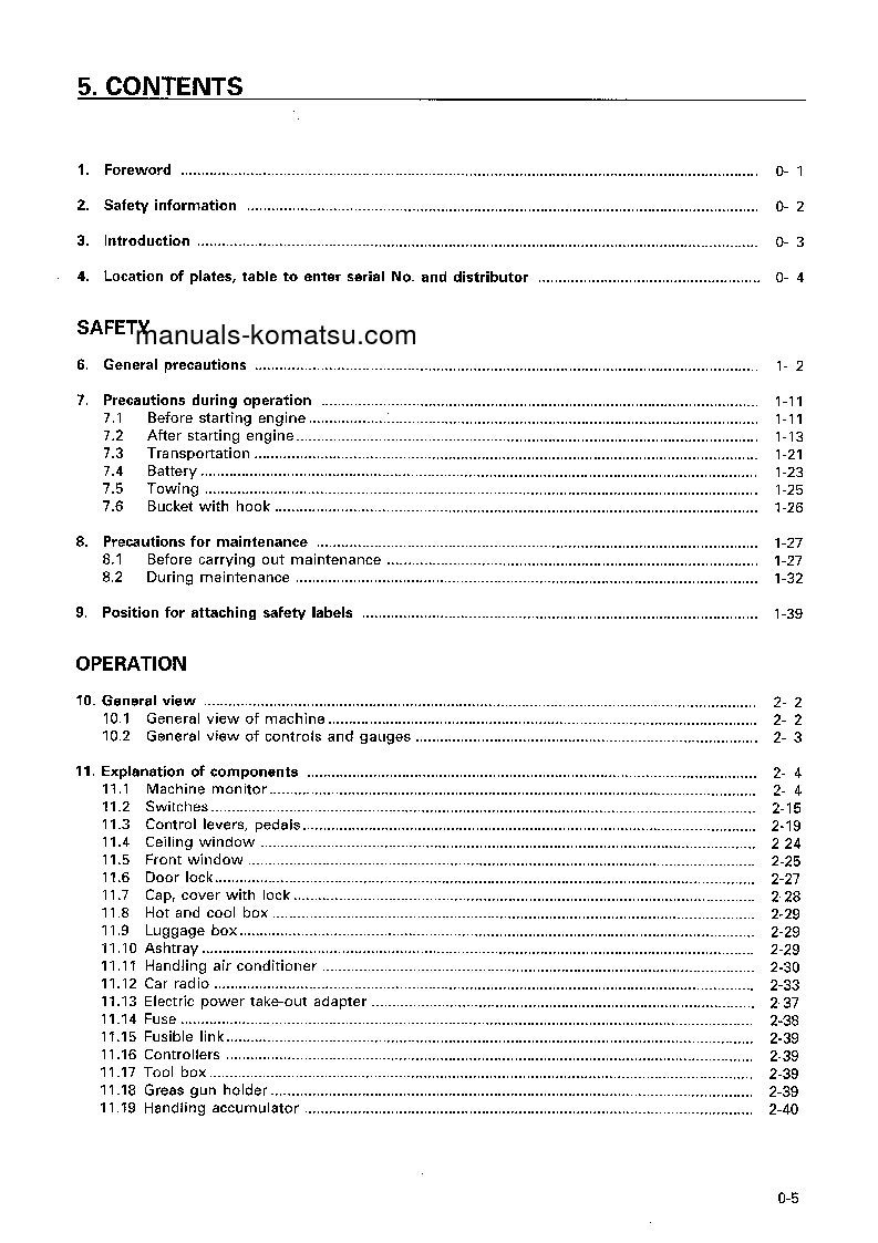 Protected: PC400LC-6(JPN) S/N 32250-32447 Operation manual (English)