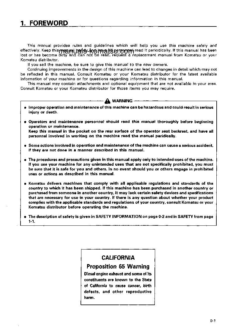 Protected: PC400LC-6(JPN)-EXCEL S/N 32250-UP Operation manual (English)