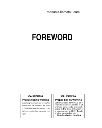 D475A-3(JPN) S/N 10685-UP Operation manual (English)