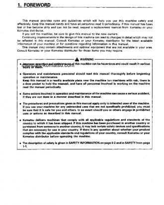 D58P-1(JPN)-POWER ANGLE AND TILT DOZER S/N 81666-UP Operation manual (English)