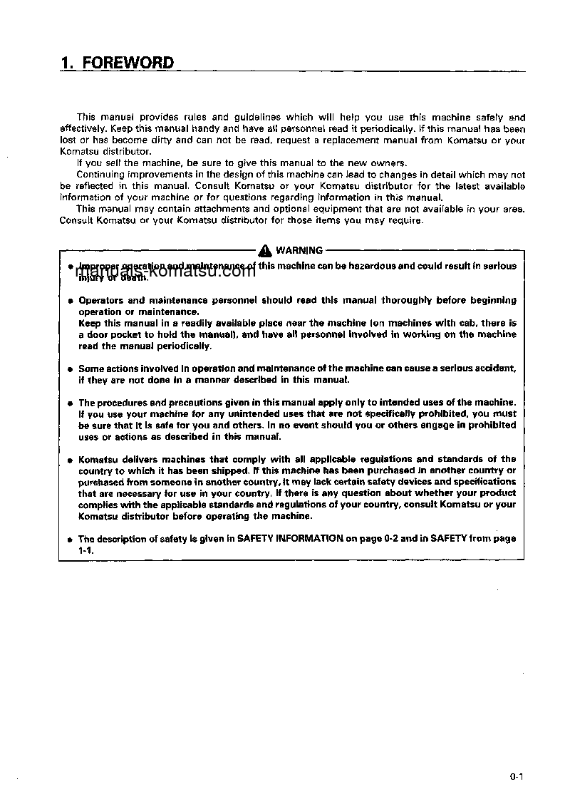 Protected: D58P-1(JPN)-POWER ANGLE AND TILT DOZER S/N 81666-UP Operation manual (English)