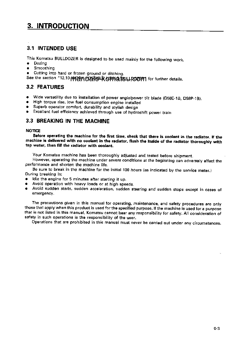 Protected: D58P-1(JPN)-POWER ANGLE AND TILT DOZER S/N 81666-UP Operation manual (English)