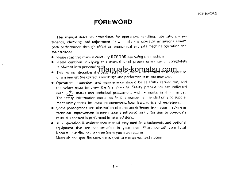 Protected: JV100WA-1(JPN) S/N 20003-20076 Operation manual (English)