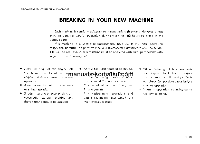 Protected: JV100WA-1(JPN) S/N 20003-20076 Operation manual (English)