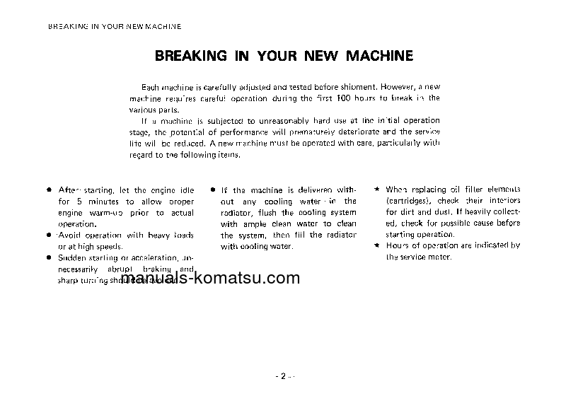 Protected: JV100WA-1(JPN) S/N 20077-UP Operation manual (English)
