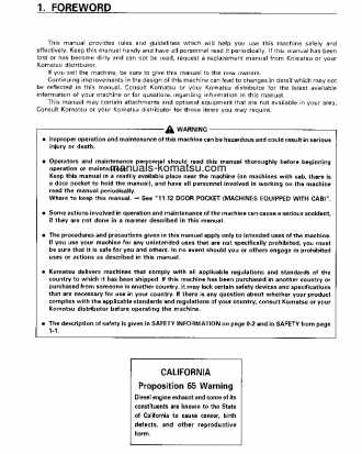 D65P-12(JPN) S/N 62968-65000 Operation manual (English)