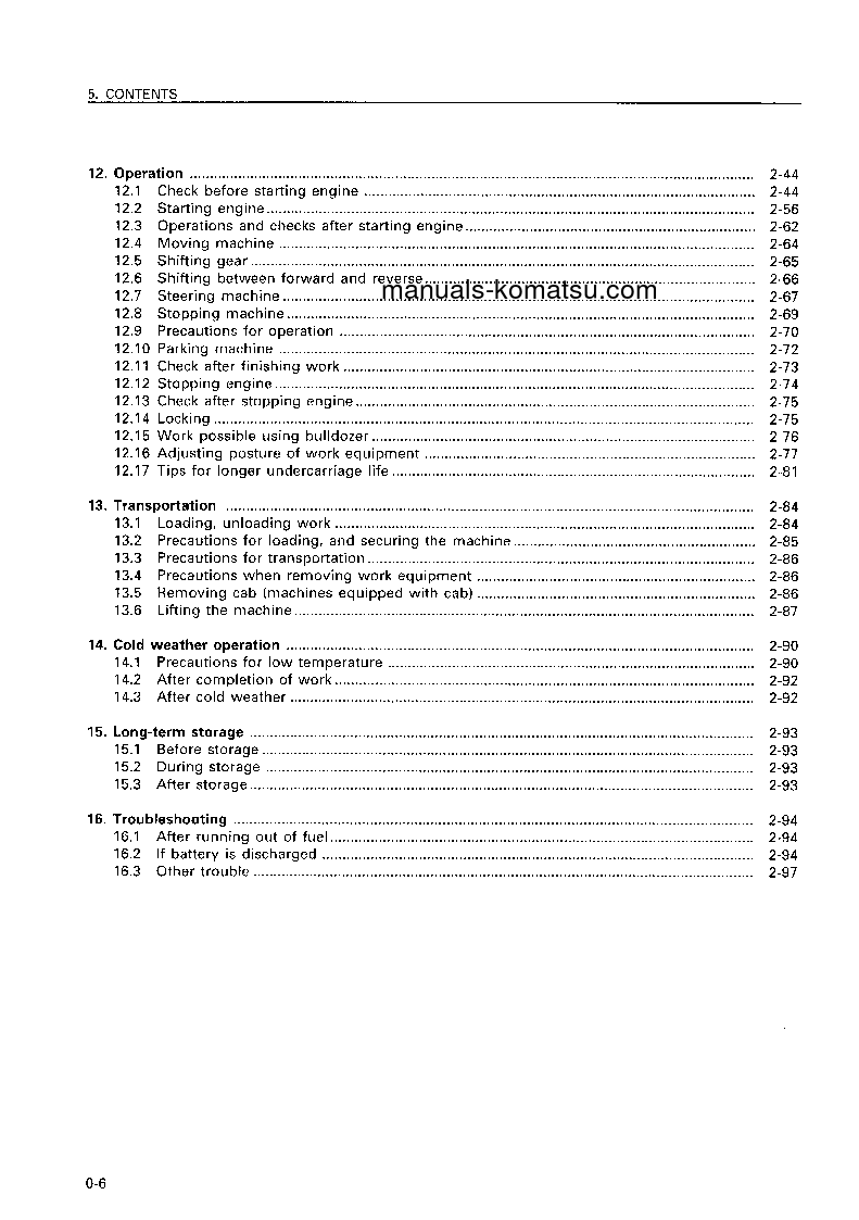 Protected: D65P-12(JPN) S/N 62968-65000 Operation manual (English)
