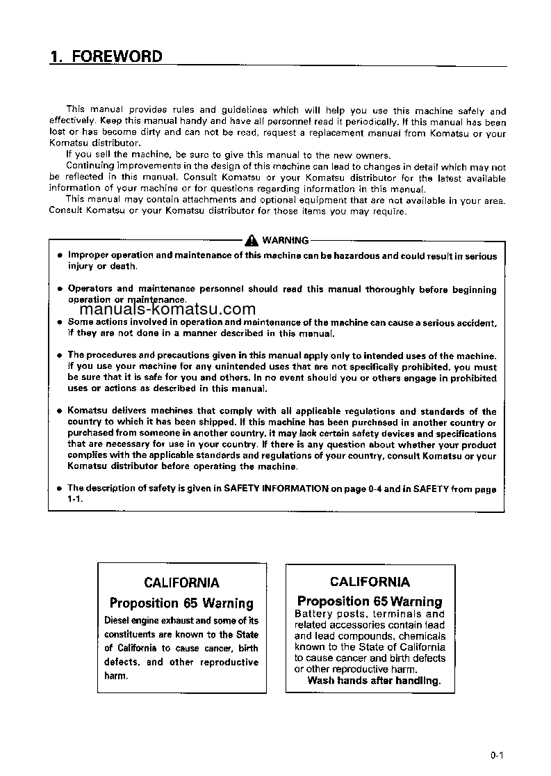 Protected: HD325-6(JPN) S/N 5801-6000 Operation manual (English)