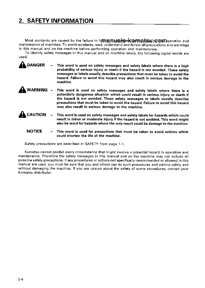 Protected: HD325-6(JPN) S/N 5801-6000 Operation manual (English)