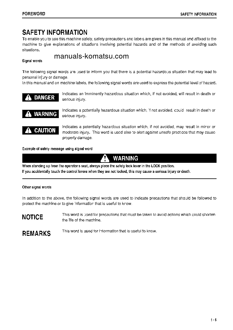 Protected: HD325-6(JPN) S/N 6001-6187 Operation manual (English)