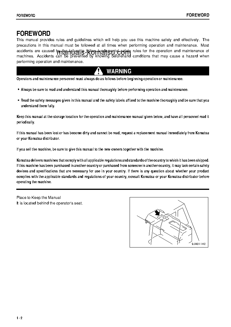 Protected: HD405-6(JPN) S/N 2087-2177 Operation manual (English)