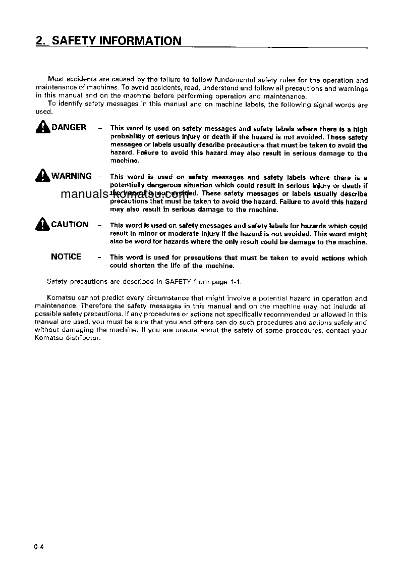 Protected: HD325-6(JPN)-4WD S/N 5801-UP Operation manual (English)