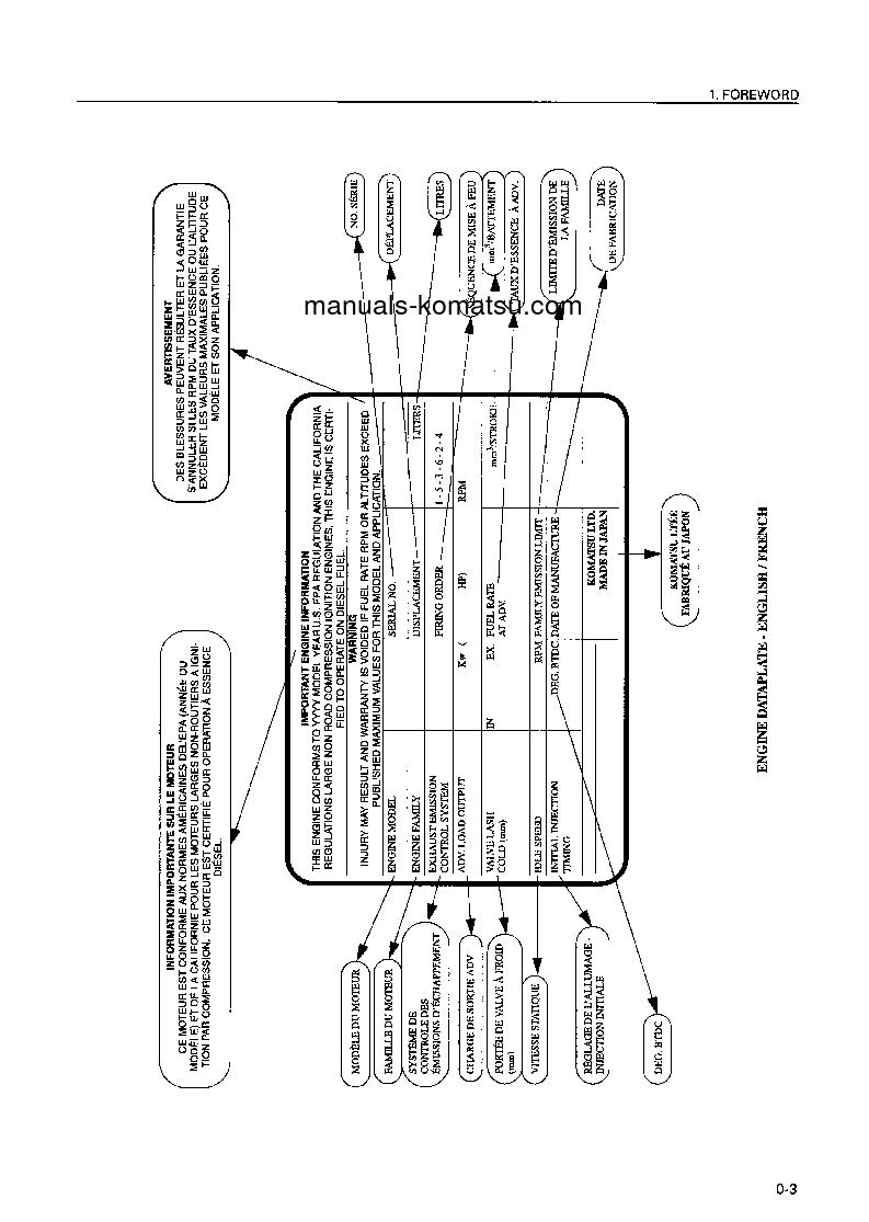 Protected: HD405-6(JPN) S/N 1110-2000 Operation manual (English)