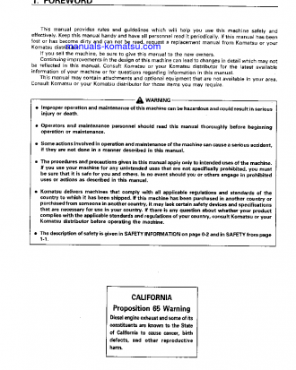 HD465-5(JPN) S/N 4703-4762 Operation manual (English)