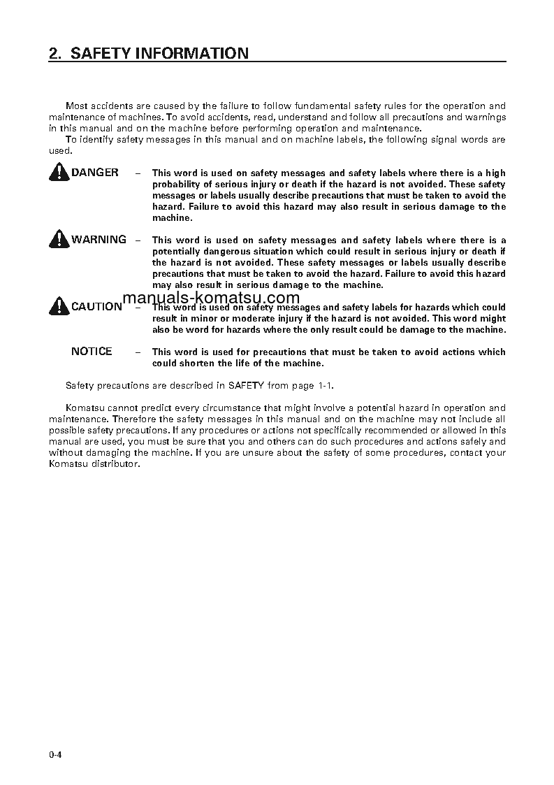 Protected: HD465-5(JPN) S/N 4763-UP Operation manual (English)