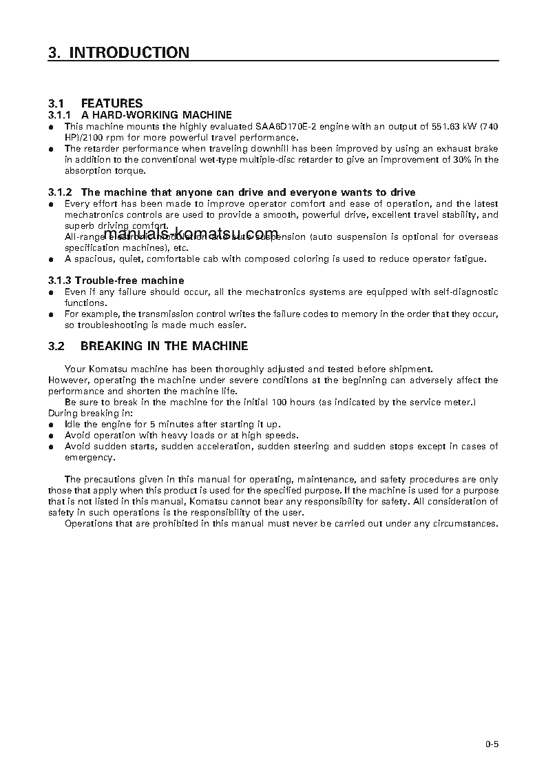 Protected: HD465-5(JPN) S/N 4763-UP Operation manual (English)