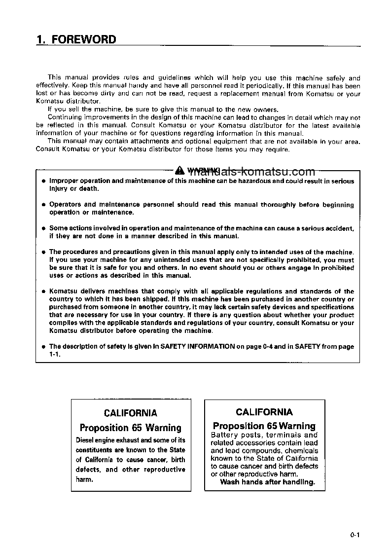 Protected: HD785-5(JPN) S/N 4085-4187 Operation manual (English)