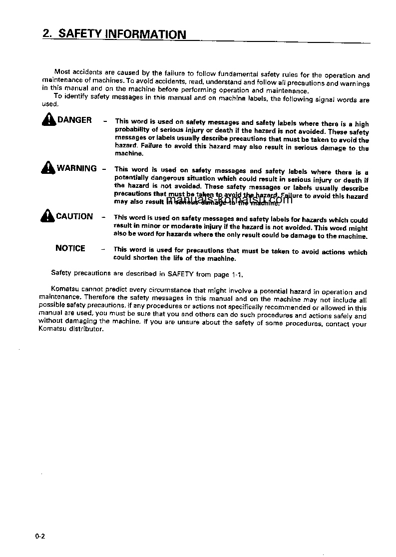 Protected: WA420-3(JPN) S/N 53001-54000 Operation manual (English)