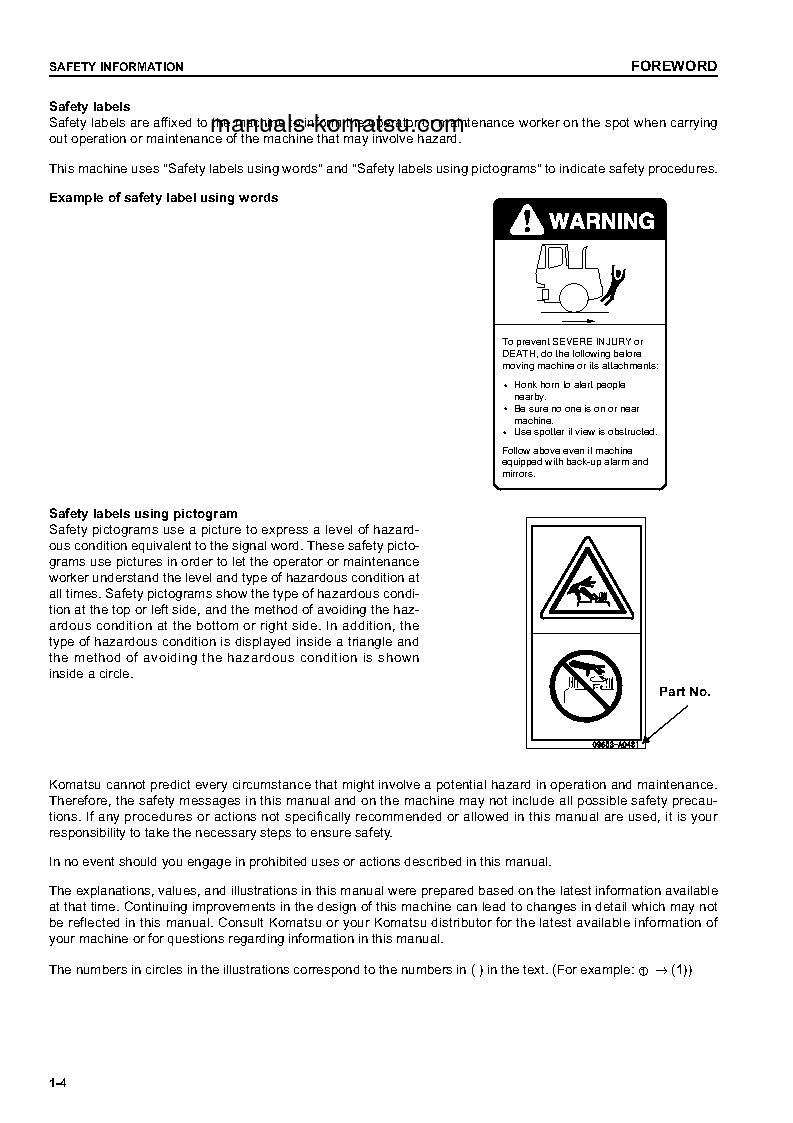 Protected: WA450-3(JPN)-LL S/N 54001-UP Operation manual (English)