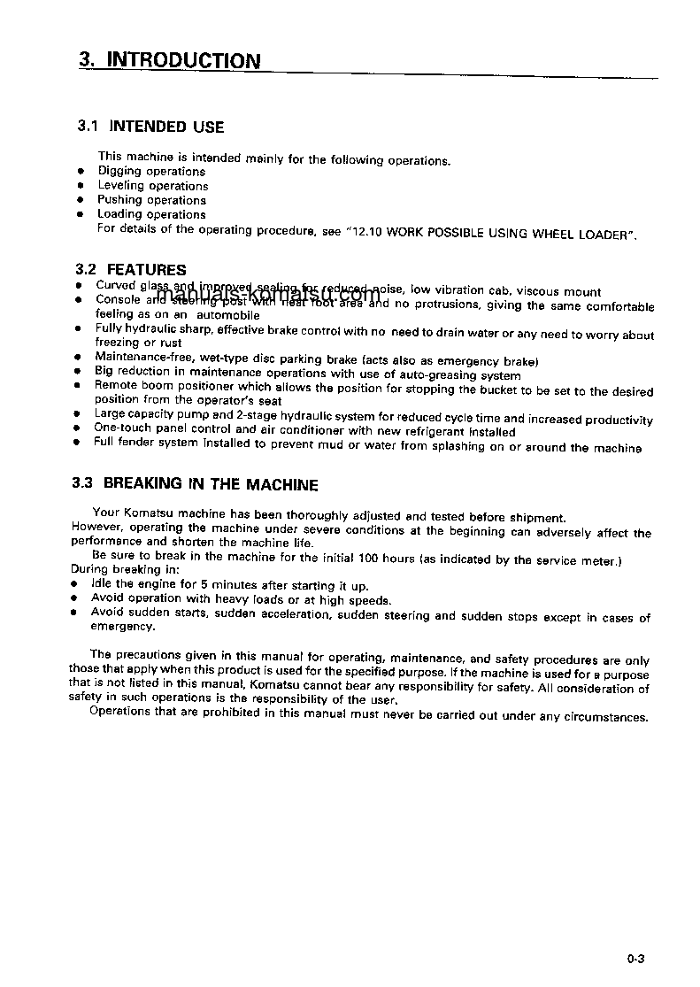 Protected: WA470-3(JPN) S/N 50001-54000 Operation manual (English)