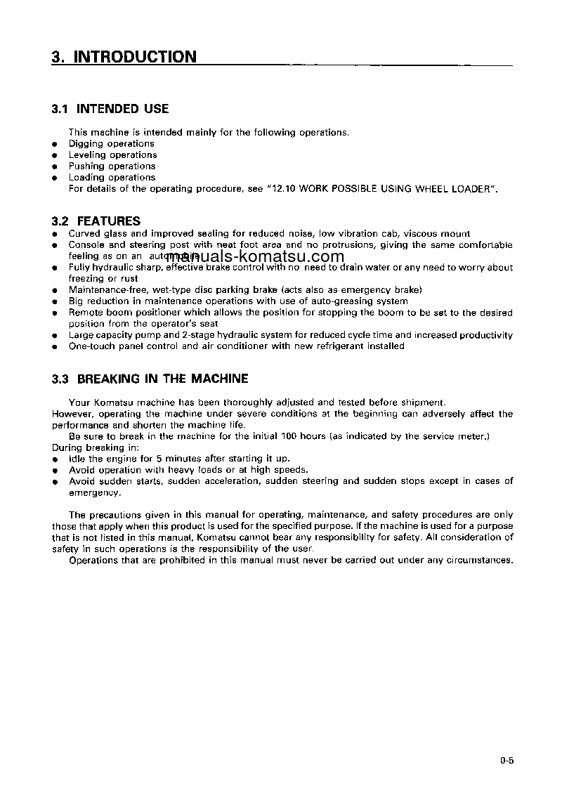 Protected: WA500-3(JPN) S/N 50517-UP Operation manual (English)