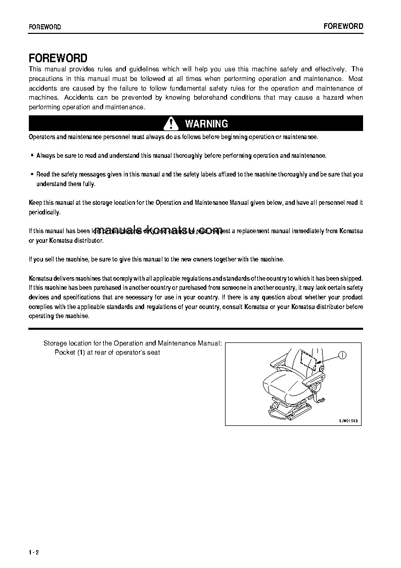 Protected: WA500-3(JPN) S/N 52001-UP Operation manual (English)