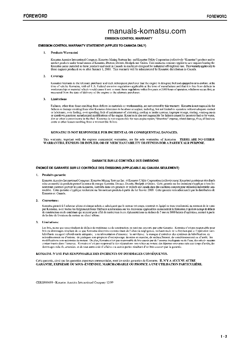 Protected: WA500-3(JPN) S/N 52001-UP Operation manual (English)