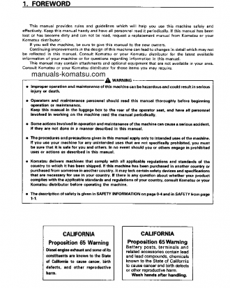 PC228US-2(JPN) S/N 15001-UP Operation manual (English)