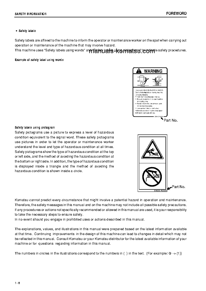 Protected: PC600LC-6(JPN) S/N 11001-UP Operation manual (English)