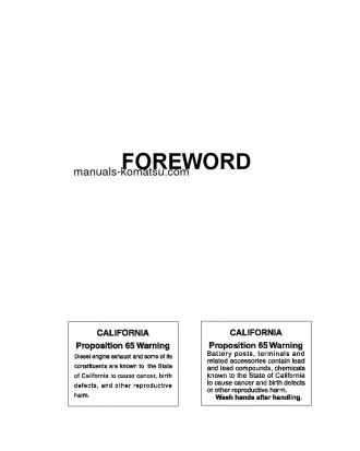 PC128UU-2(JPN) S/N 5838-6289 Operation manual (English)