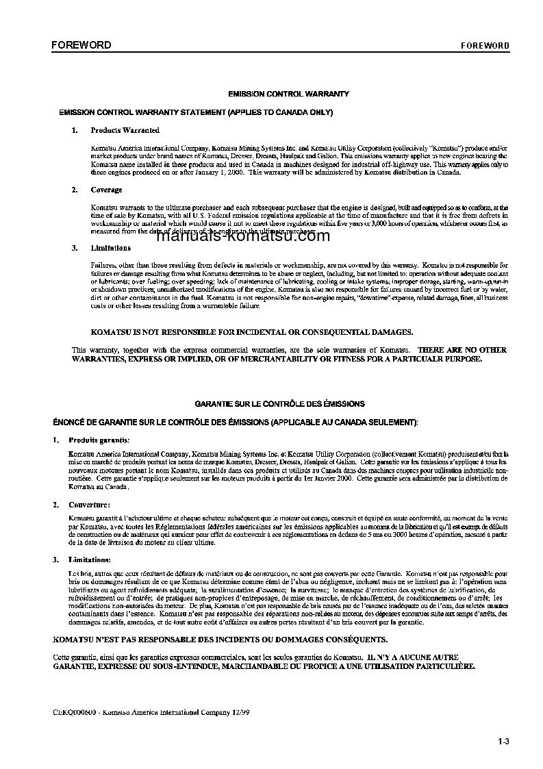 Protected: PC128UU-2(JPN) S/N 5838-6289 Operation manual (English)