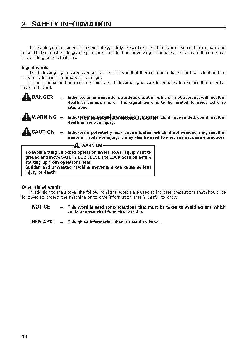 Protected: WD500-3(JPN) S/N 50001-UP Operation manual (English)