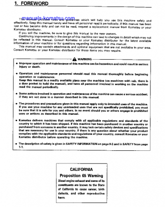 D41P-6(JPN) S/N 50001-UP Operation manual (English)