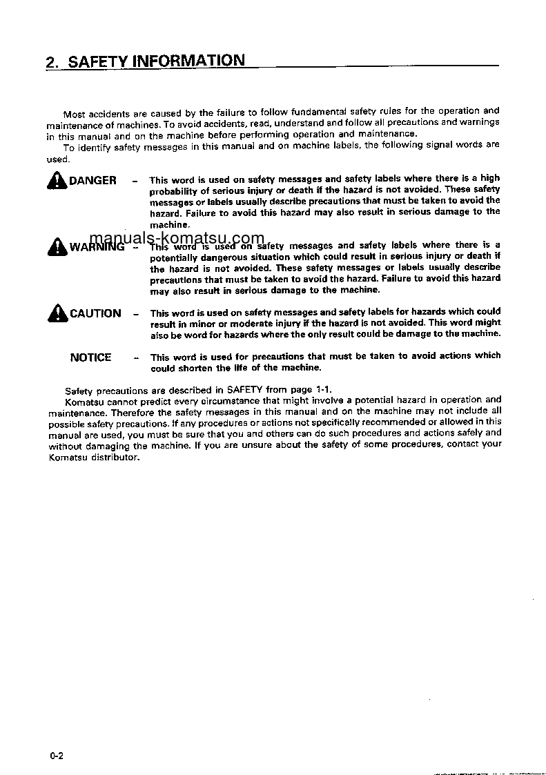 Protected: D41P-6(JPN) S/N 50001-UP Operation manual (English)