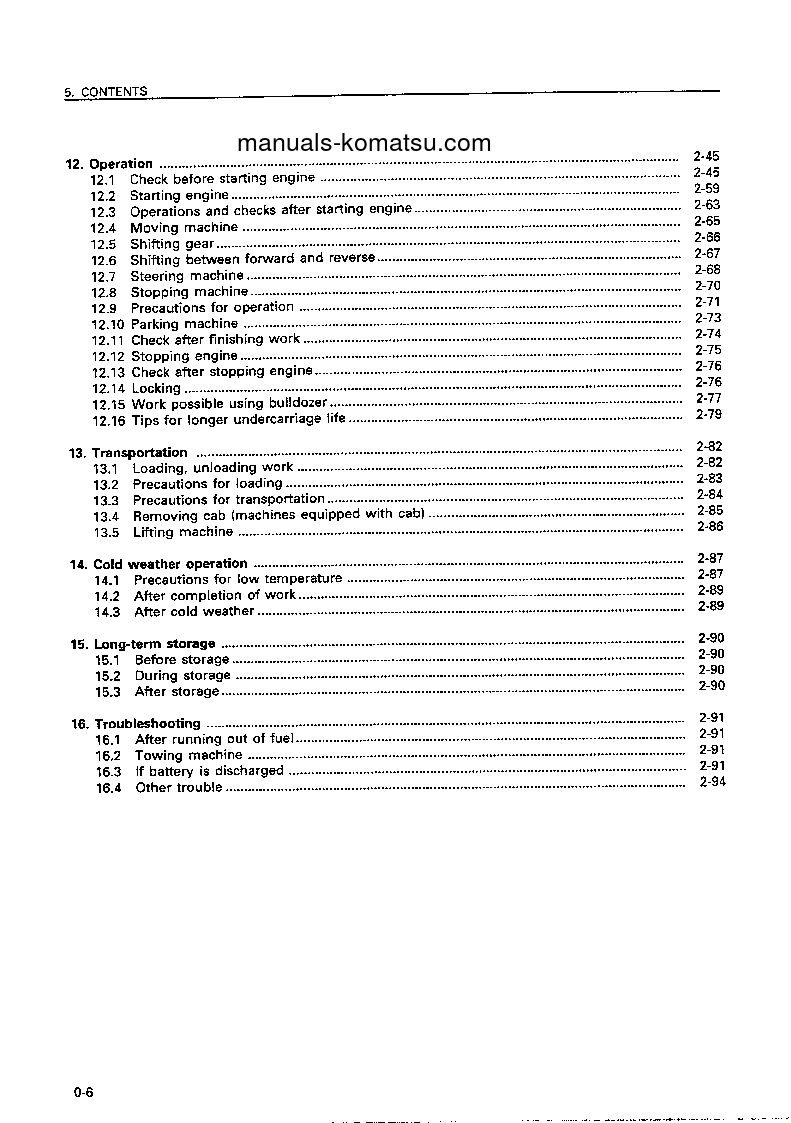 Protected: D41P-6(JPN) S/N 50001-UP Operation manual (English)