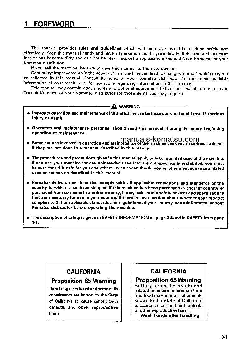 Protected: WA450-3(JPN) S/N 54001-UP Operation manual (English)